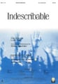 Indescribable SATB choral sheet music cover